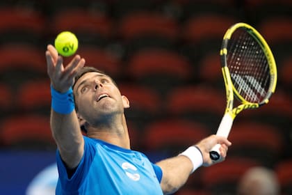 Federico Delbonis ganó el primer punto en el duelo entre argentinos y giorgianos, ante Aleksandre Metreveli