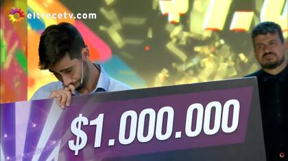 Federico ganó en Los 8 Escalones del Millón pero decidió no regresar al dia siguiente (Foto: Captura de TV)