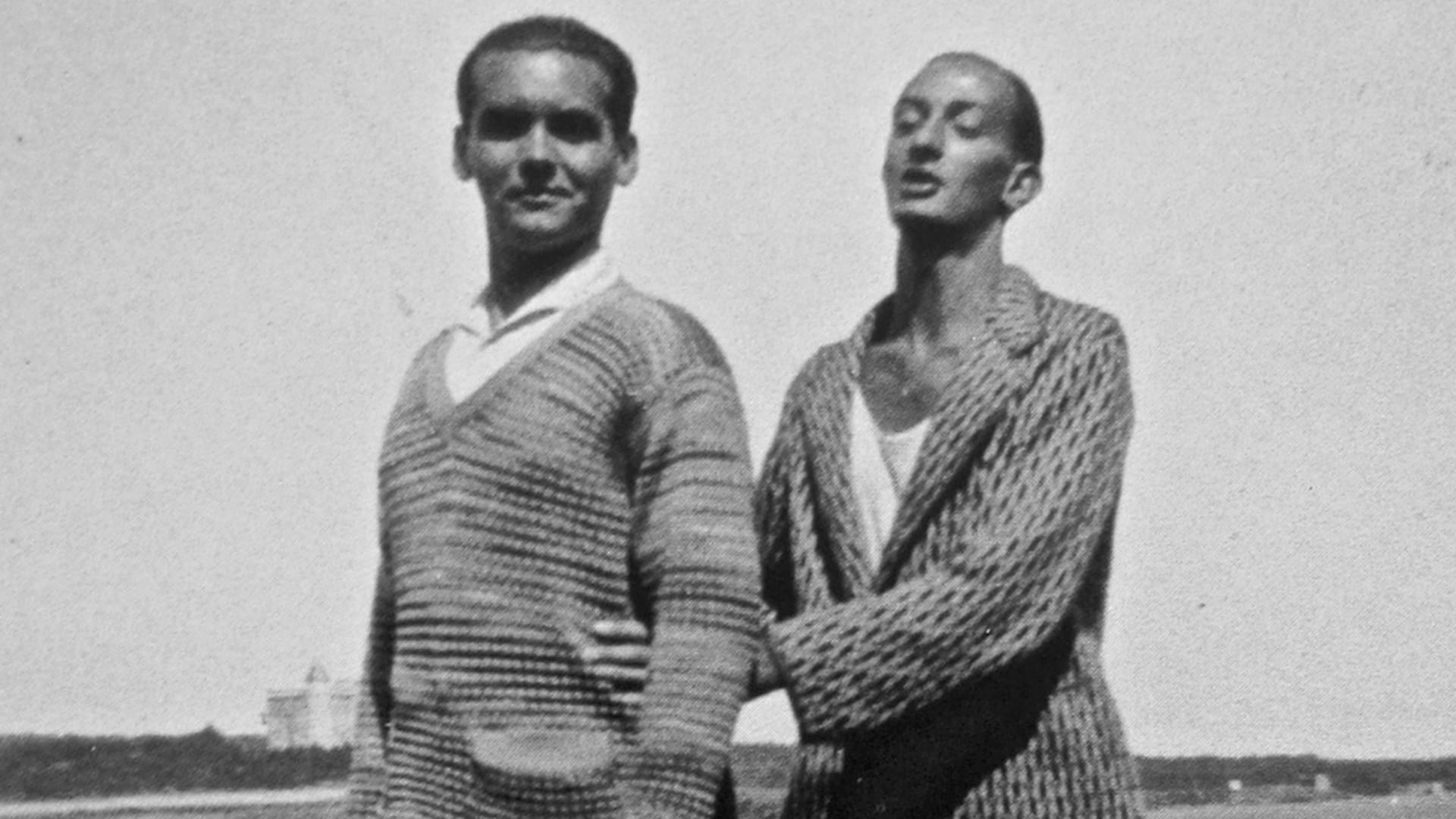 Federico García Lorca y Salvador Dalí, en Cadaqués, durante sus años de juventud