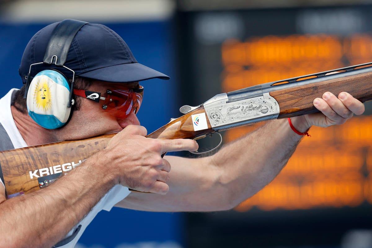 Federico Gil tuvo una jornada soñada en el Polígono de Tiro en Pudahuel, en Santiago