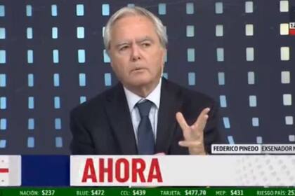 Federico Pinedo analizó en LN+ la cadena nacional del presidente Alberto Fernández