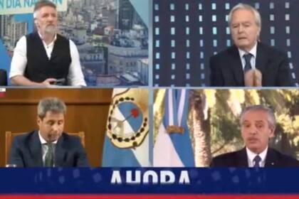 Federico Pinedo habló con Luis Novaresio en cuanto terminó la cadena nacional del presidente Alberto Fernández