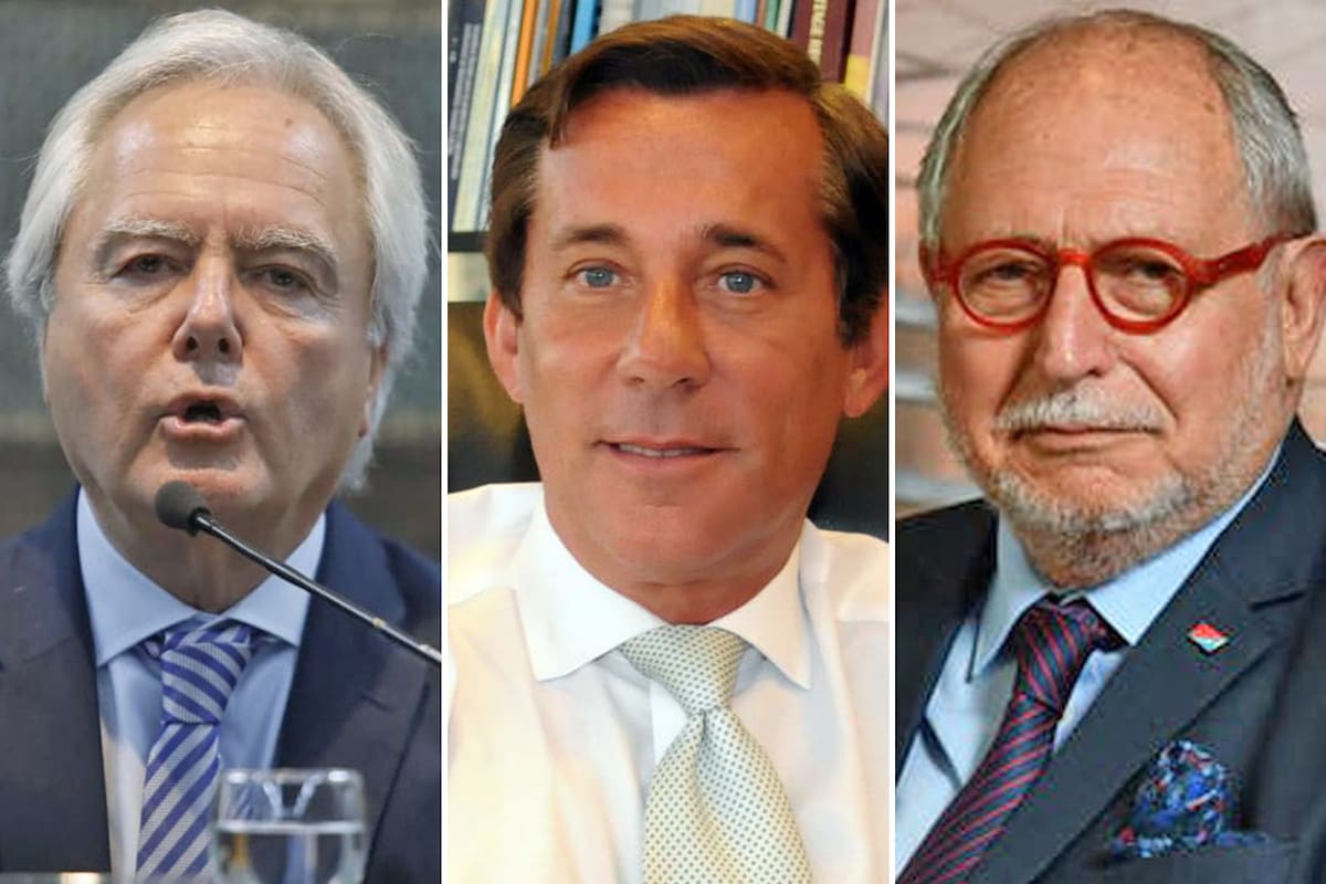 Federico Pinedo; Luis María Kreckler y Diego Guelar