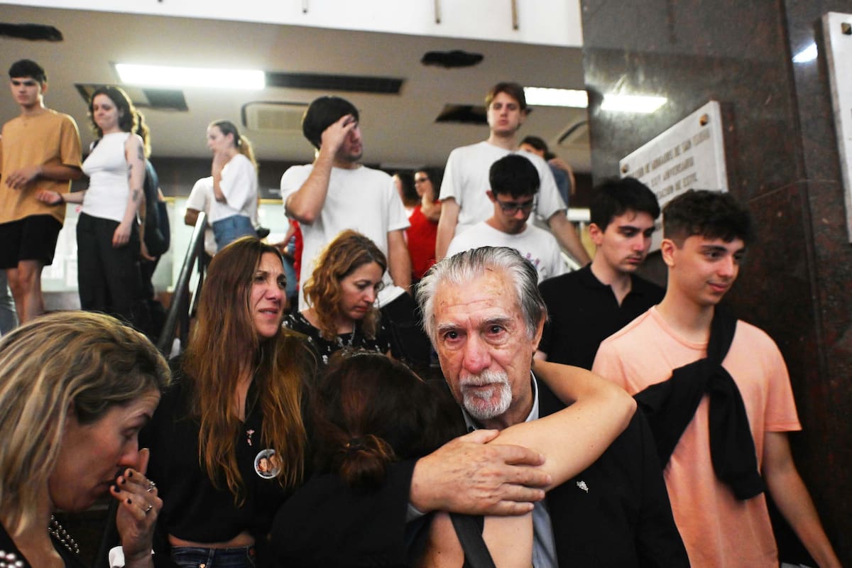 Federico Storani y su familia se mostraron conformes con el fallo del tribunal