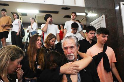 Federico Storani y su familia se mostraron conformes con el fallo del tribunal