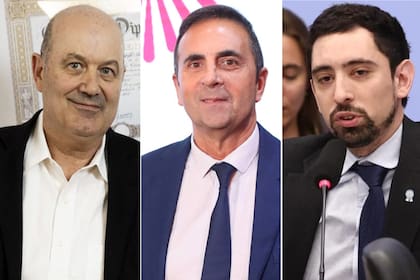 Federico Sturzenegger, Julio Cordero y Maximiliano Fariña, las espadas oficiales para defender la reforma laboral