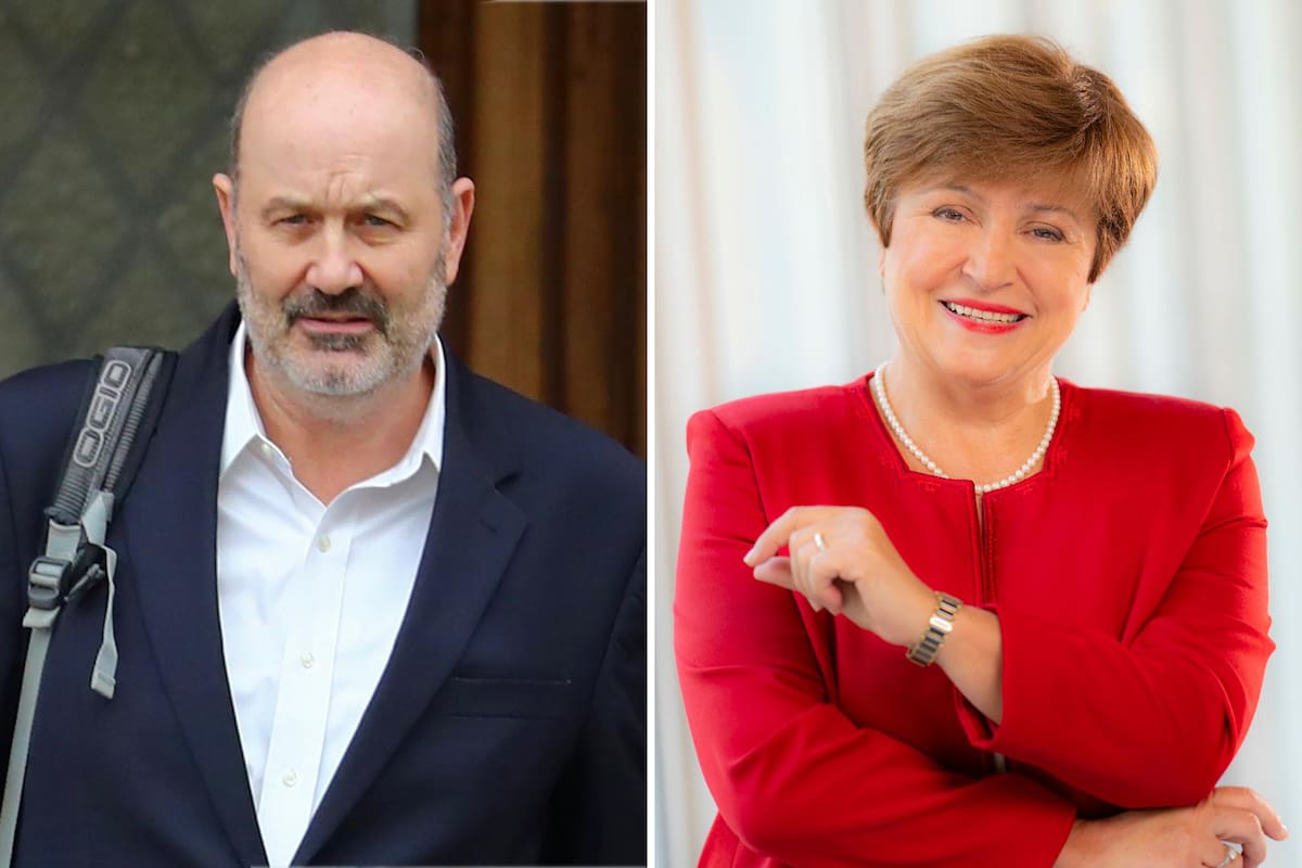 Federico Sturzenegger y Kristalina Gueorguieva