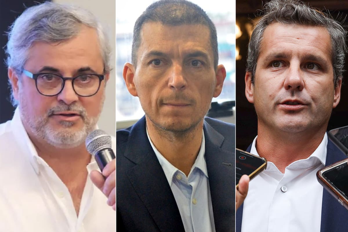 Federico Tournier, Luis Picat y Mariano Campero
