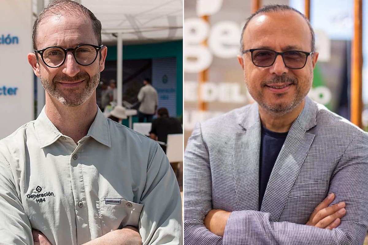 Federico Trucco de Bioceres y Antonio Aracre de syngenta