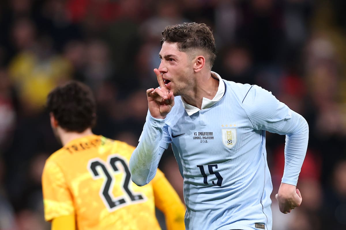 Federico Valverde es la gran figura de Uruguay, que aspira a ser protagonista del Mundial 2026
