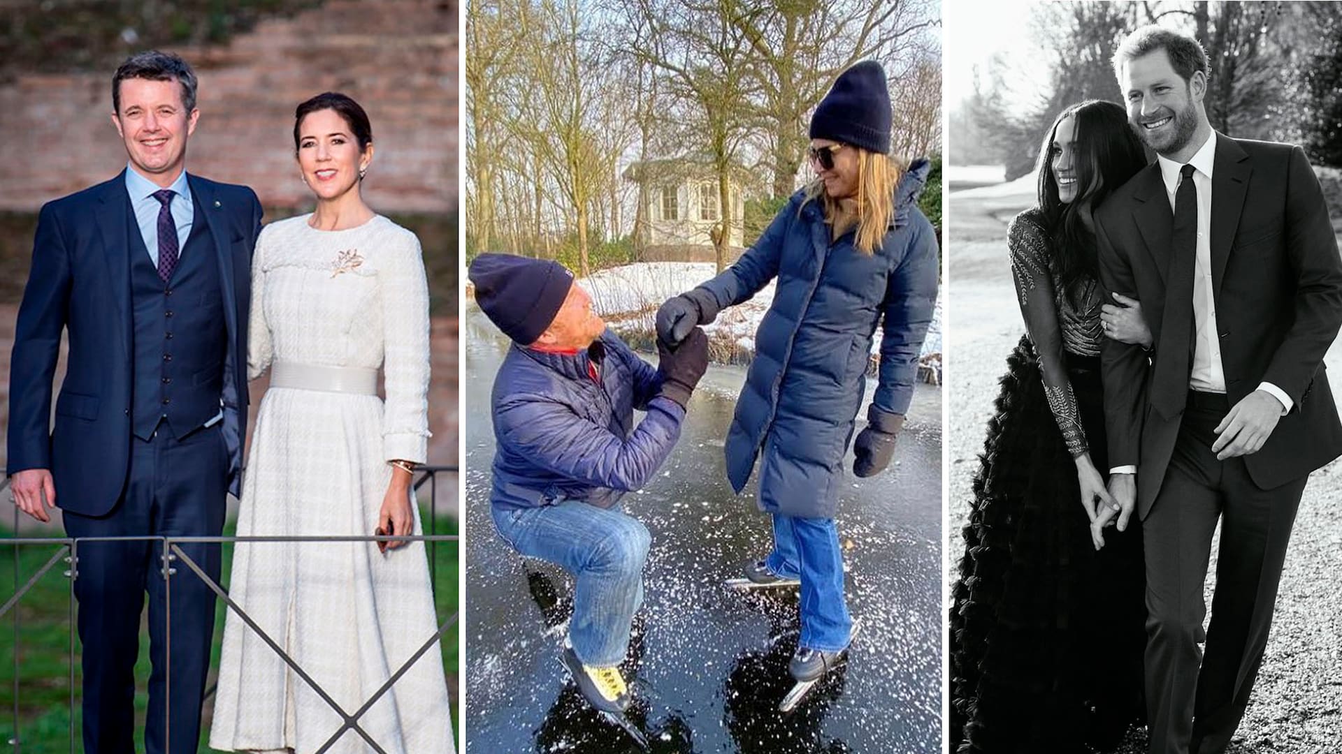 Federico y Mary, Máxima y Guillermo, Meghan y Harry