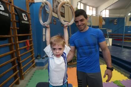 Federico y su hijo Valentino