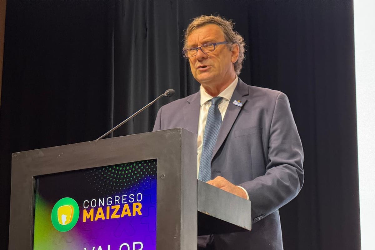 Federico Zerboni, presidente de Maizar, en la apertura del Congreso