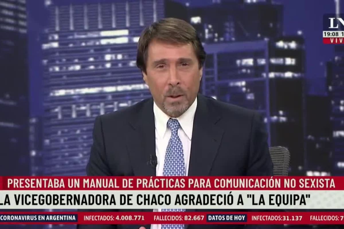 Feinmann arremetió contra la vicegobernadora de Chaco por el lenguaje inclusivo