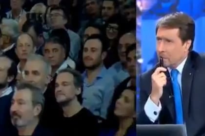 Feinmann encontró a su jefe en el acto de lanzamiento del libro de Cristina
