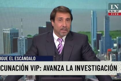 Feinmann relató el caso de una joven de 27 años, administrativa, que se vacunó y lo justificó expresando que "manipulaba papeles" y estaba en contacto "con mucha gente"