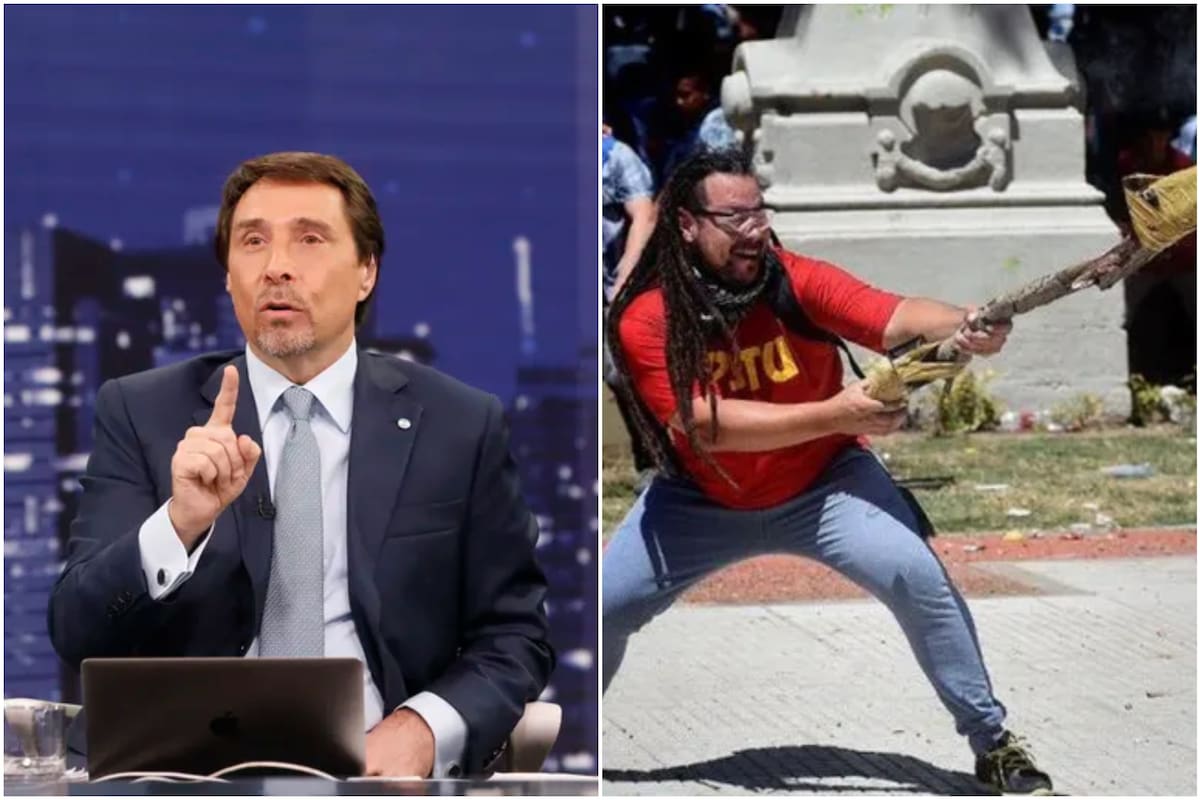 Feinmann se cruzó con el hombre del mortero