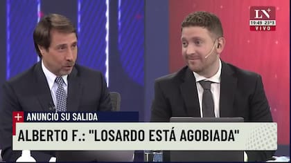 Feinmann y Viale intercambiaron opiniones sobre la salida de Losardo en el pase de sus programas