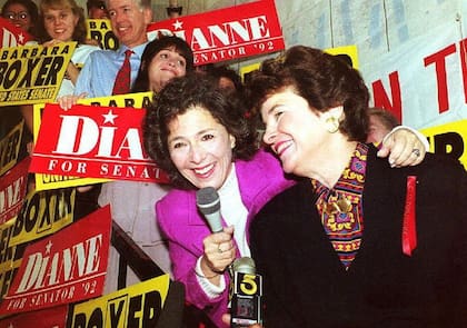 Feinstein fue una de las mujeres que revolucionó la política de Washington al ser electa senadora.