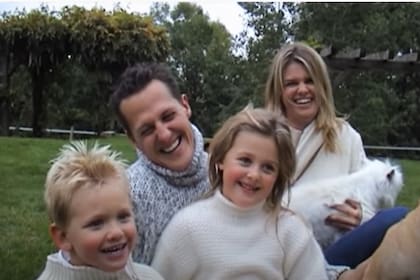 Felicidad familiar: Michael Schumacher, su mujer y sus hijos, involucrados todos en el documental que se estrenará a mediados de septiembre