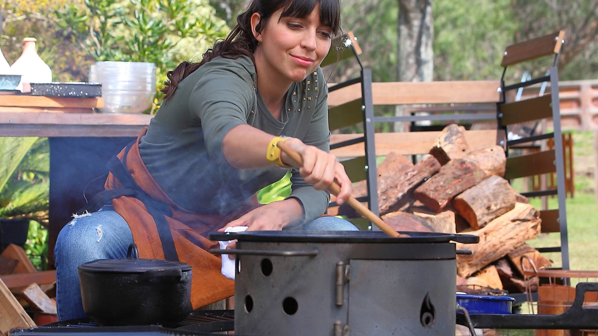 Felicitas Pizarro en acción