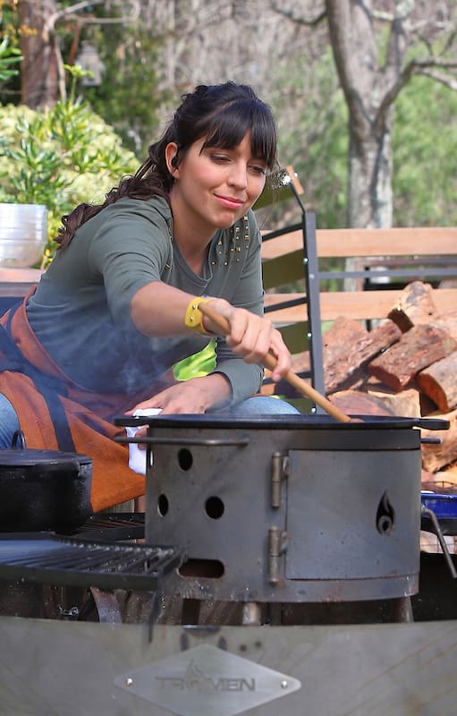 Felicitas Pizarro en acción