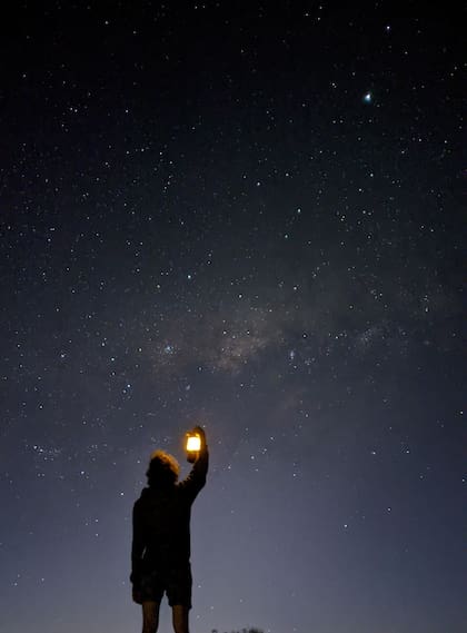 Felipe asegura que vio más estrellas fugaces de las que jamás hubiera imaginado.