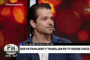 Felipe Colombo reveló que sufrió bullying en la adolescencia y padece una lesión.