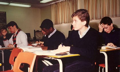 Felipe de España en su época de estudiante