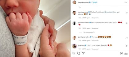 Felipe es el primer hijo de Inés Palombo (Crédito: Instagram/@inespalomboo)