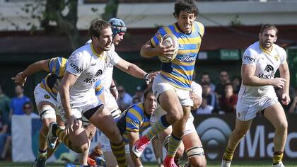 Felipe Ezcurra, destacado en el éxito de Hindú y uno de los rugbiers vinculados con la UAR