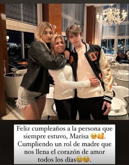 Felipe Fort y un emotivo mensaje para Marisa en uno de sus cumpleaños (Foto: Captura Instagram)