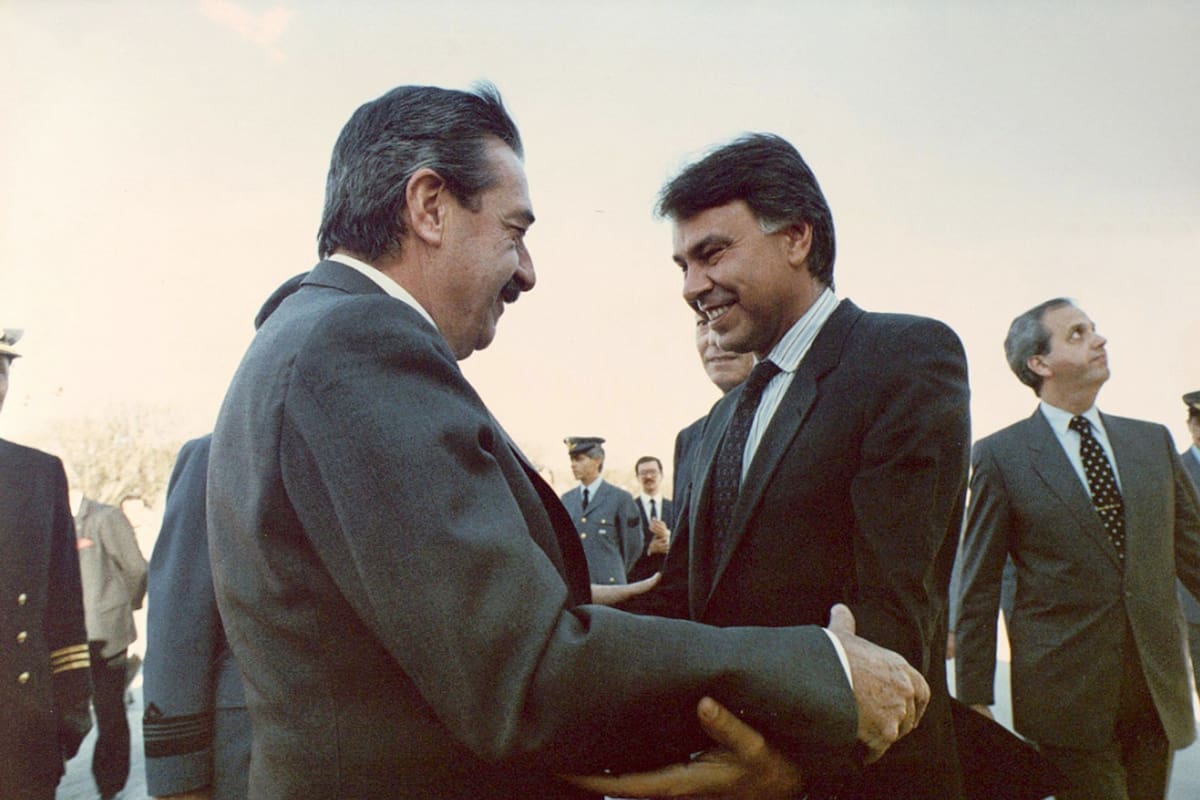 Felipe Gonzalez y Raúl Ricardo Alfonsín