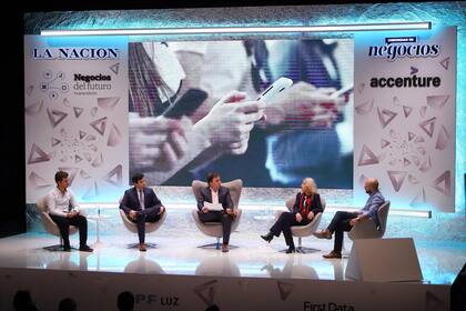 Felipe Kusserow, Carlos Miceli, José Del Rio (LA NACION), Cecilia Mosto y Martín Zuker