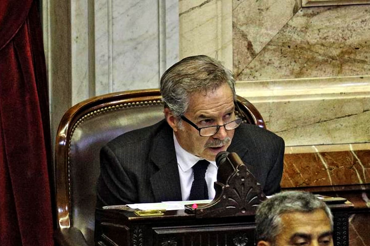 Felipe Solá durante la sesión