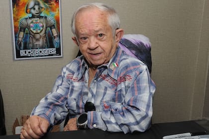 Felix Silla, el actor que creó al Tío Cosa en Los Locos Addams, en una imagen de sus últimos años