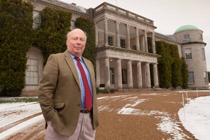 Fellowes, en una de las locaciones de su exitosa Downton Abbey