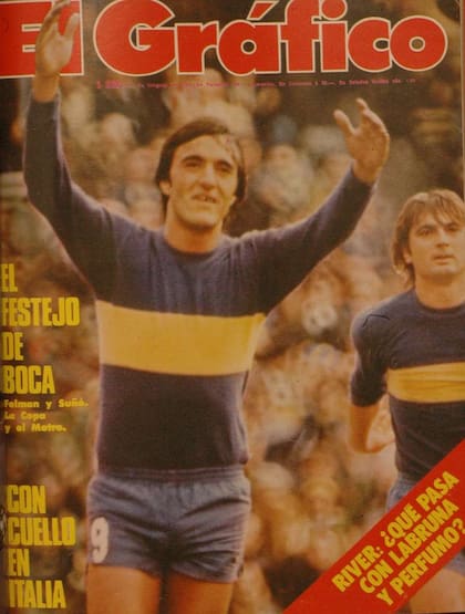 Felman, en la tapa de la revista El Gráfico