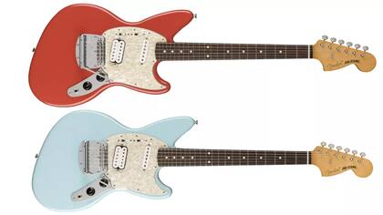 La Fender Jag-Stang de Cobain es un diseño del músico que toma características de dos modelos de la marca: la Jaguar y la Mustang