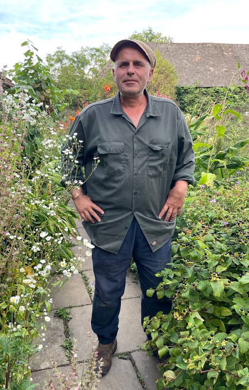 Fergus Garret, a cargo del jardín de Great Dixter