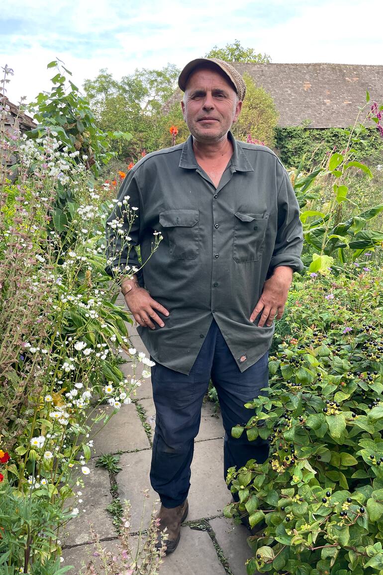 Fergus Garret, a cargo del jardín de Great Dixter