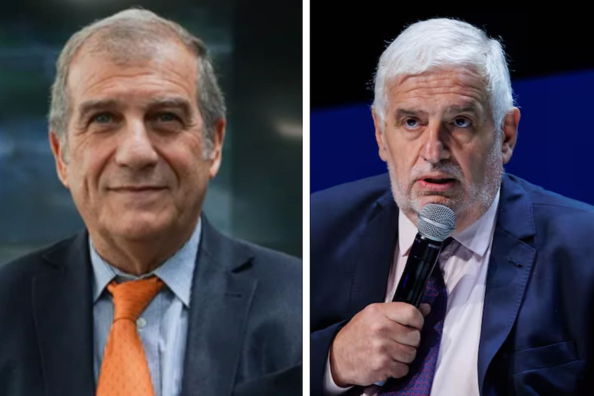 Fernado Rivara, presidente de la Federación de Acopiadores de Granos, y Fernando Vilella, secretario de Agricultura