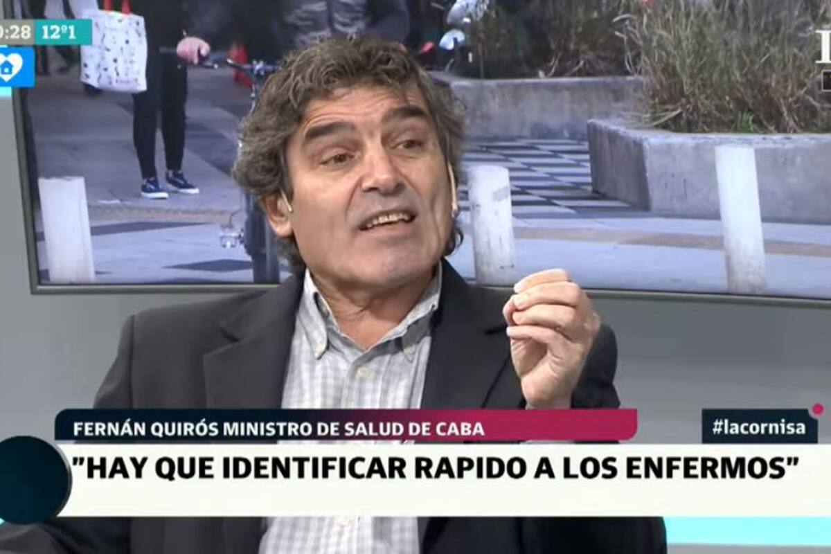 Fernán Quirós participó de una entrevista anoche con Luis Majul, por LN+