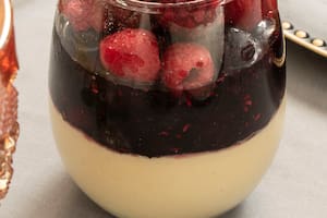 Fernanda Tabares y su panna cotta de yerba mate
