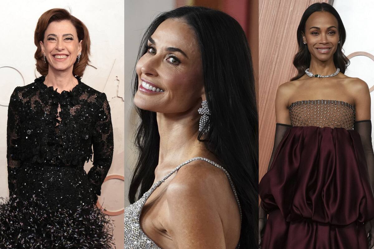 Fernanda Torres, Demi Moore y Zoe Saldaña, espléndidas en la red carpet de los Oscar 2025