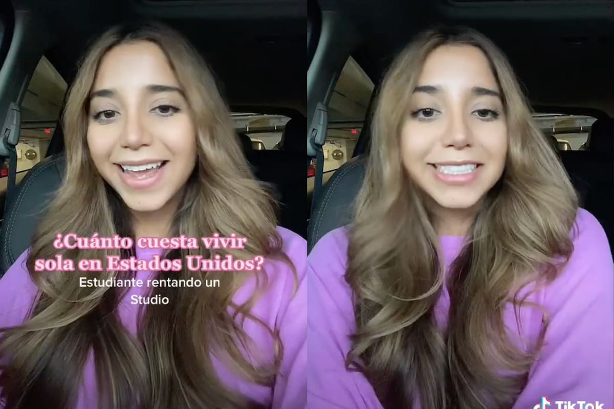 Fernanda vive sola en EE.UU. y les dijo a los usuarios de TikTok cuánto gasta al mes
