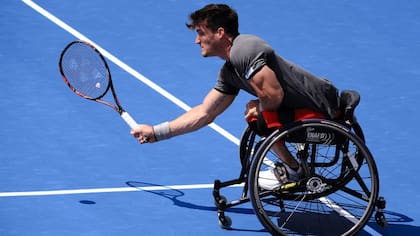 Fernández, en acción en Flushing Meadows