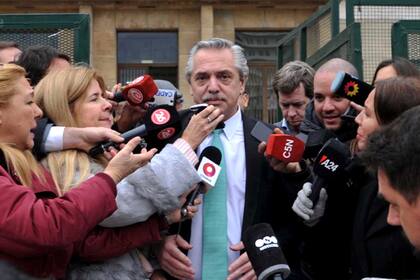 Fernández, en Comodoro Py, el miércoles pasado