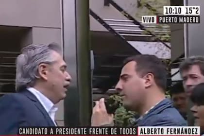 Fernández mando a "trabajar" a un periodista de Radio Mitre que le consultó sobre la presencia de Cristina en la campaña