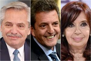 Fernández, Massa y Cristina, el tridente gobernante